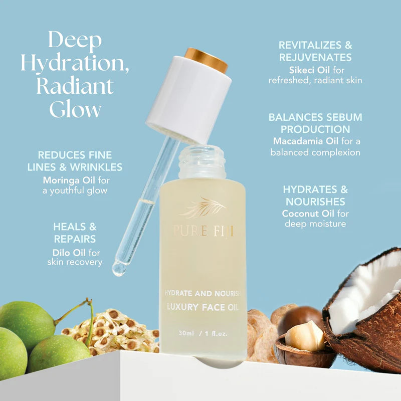 Pure Fiji Hydrate & Nourish Luxury Face Oil (30ml)