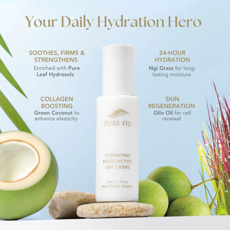 Pure Fiji Hydrating Multi Active Day Crème (50ml)