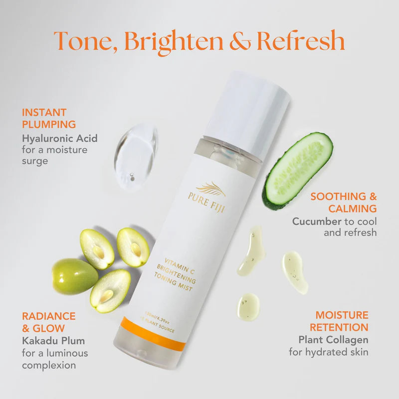 Pure Fiji Vitamin C Brightening Toning Mist (130ml)