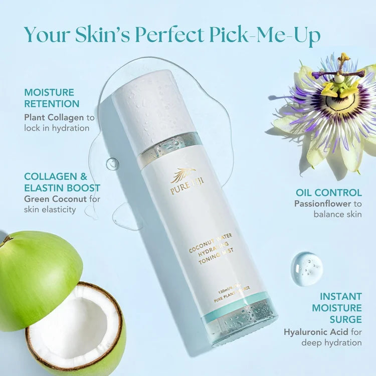 Pure Fiji Coconut Water Hydrating Toning Mist (130ml)