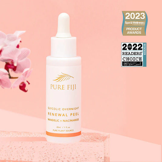 Pure Fiji Glycolic Overnight Renewal Peel with Mandelic + Niacinamide (50ml)