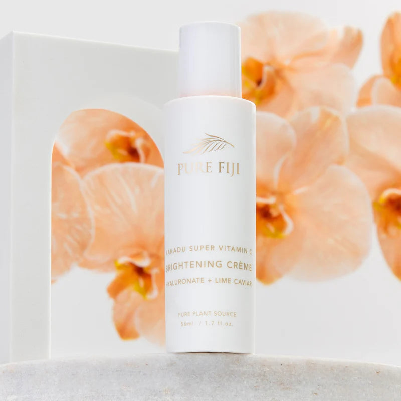 Pure Fiji Vitamin C Brightening Creme with Hyaluronic & Lime Caviar (50ml)
